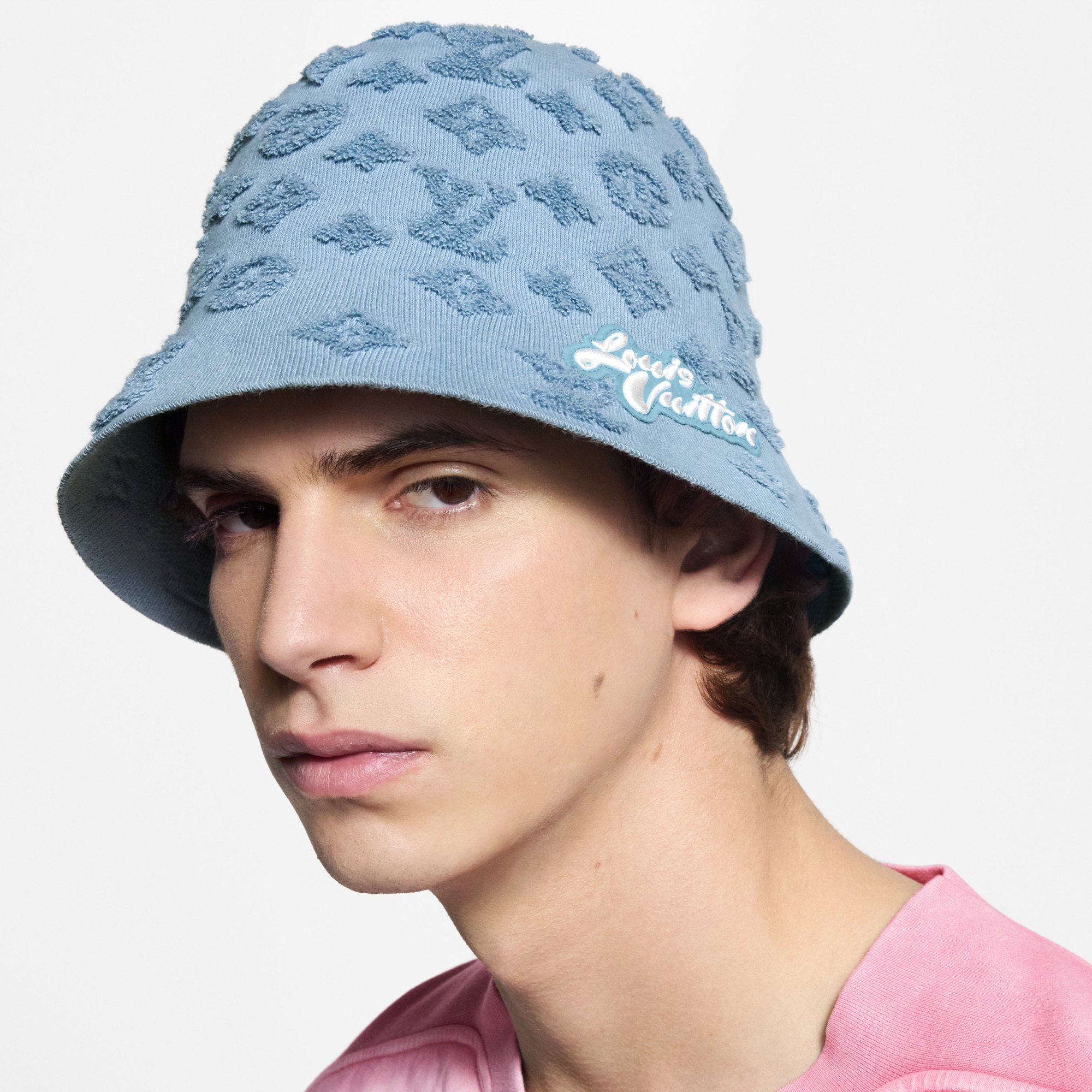 Monogram Sponge Bucket Hat - Luxury S00 Blue | LOUIS VUITTON